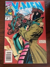 X-MEN #24 1993 ANDY KUBERT GAMBIT ROGUE KISS CLASSIC COVER BEAUTIFUL CVR picture