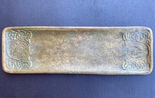 Tiffany Studios “Zodiac” pattern Bronze Pen Tray model #1000 picture