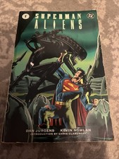 Superman Aliens DC Comics Dark Horse TPB Dan Jurgens Kevin Nowlan 1996 picture
