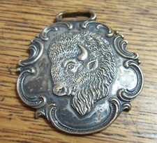 Antique Scarce L. I. J. White Buffalo Edge Tools New York Pocket Watch Fob picture