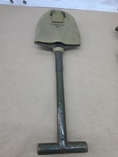 WW2 US Military Entrenching Shovel M-1910 T-Handle E-Tool with Cover Pouch 1943 picture