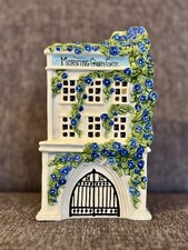 Blue Sky Clayworks Morning Glory Gate Tea Light House New picture