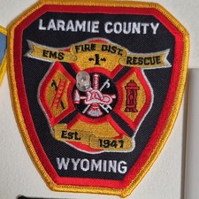 Laramie County Fire District 1 Patch Firefighting & Rescue 1947 United States picture