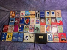 42 Vintage Playing Cards Deck Lot Casino Advertising Novelty Promo Some Sealed picture
