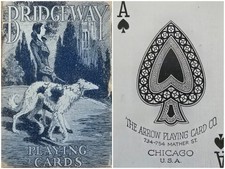 Rare Vintage Arrow Playing Card Co. 