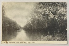 On The Minnesota River Near Twin Cities, Early 1900s Postcard picture