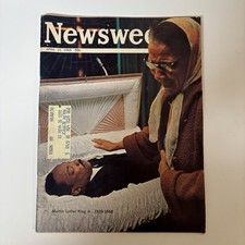 Newsweek Magazine April 15 1968 Martin Luther King Jr. 1929 - 1968 Vintage picture