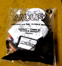 SCOUT BSA PEANUTS SNOOPY BEAGLE SCOUT MCDONALDS HAPPY MEAL TOY IN ORIG PACKAGE 2 picture