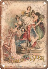 Vintage Bock Beer Vintage Ad Reproduction Metal Sign E440 picture