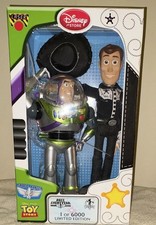 RARE -Toy Story NIB Limited Edition 1 of 6000 Buzz Lightyear & Woody  Set picture