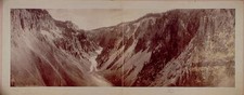 Yellowstone National Park Wyoming 1892 Yellowstone Canyon Falls Panorama picture