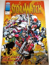 🔴🔥 STORMWATCH #1 GOLD FOIL LOGO VARIANT WILDSTORM IMAGE 1993 THE AUTHORITY 7.0 picture