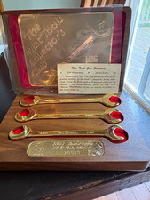 Mac Tools 50th Anniversary Limited Edition 24k Gold Plated Wrench Set w/ Case picture