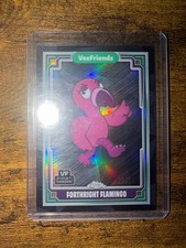 2025 Topps Chrome VeeFriends Forthright Flamingo #25 Black Refractor 07/10 picture