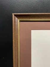 VTG 1990s Laminate Wood Picture Frame Document Degree Certificate Award 11x14 picture