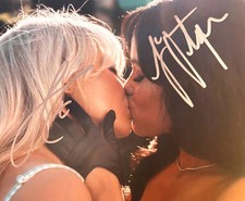 Jenna Ortega, Sabrina Carpenter Signed 8x10