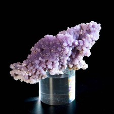 Premium 214g Dinosaur Shape Grape Agate Crystal Sparkly Purple Indonesia picture