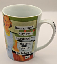 Anne Taintor From Scratch Mug Scratched the Label Off Bakery Box Retro Funny Cup picture