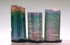 Saturated Top Quality Tri-Colour Watermelon Tourmaline Crystal picture