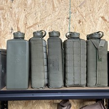 Vintage Israeli Defense Forces IDF Canteen & Cover 1000cc Single Canteen picture