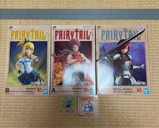 Fairy Tail Ichiban Kuji 20th Anniversary Natsu Lucy Happy Erza Figure Set Mascot picture