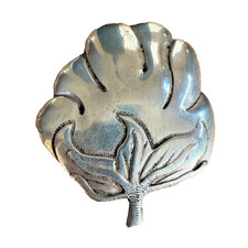 RARE 1950s Kenneth Begay Navajo White Hogan Sterling Silver Cotton Boll Bolo Tie picture