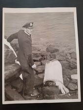 1937 Vintage Press Photo Crime Scene NYC in a Barrel East River Astoria picture