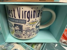 Starbucks Been There Series Mug West Virginia 14 oz NIB VHTF Retired Last Chance picture