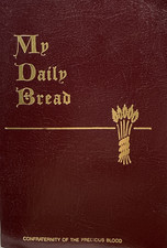 My Daily Bread Anthony J Paone 1954 Catholic Devotional Prayer Book Vintage picture
