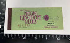 Disneyland Vintage Complete Magic Kingdom Club Ticket Book 1980s Unused Rare B picture