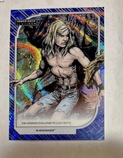 2026 Upper Deck Platinum DC Blue Wave Refractor KAMANDI Card #166 SSP /38 picture