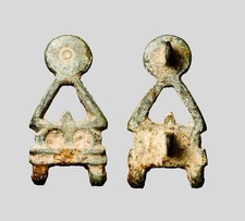 Roman Bronze Belt / Harness Junction Mount 100–300AD Ancient Artifact COA  picture