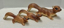 Vintage 1970’s Artmark Japan Ceramic Squirrel Family Climbing Figurines Set of 3 picture