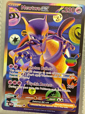 Pokémon 30th Anniversary Celebration Mewtwo ex Futuristic Rare 157/128  picture