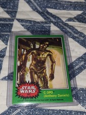 Vintage 1977 Topps Star Wars 207 C-3PO Anthony Daniels Corrected Version Card  picture