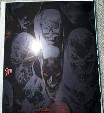 Absolute Batman #23 Seth Mann Virgin Foil Wraparound SIGNED w/COA LIMITED picture