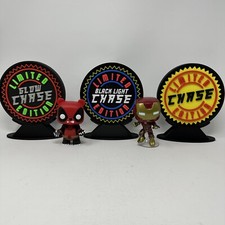 3D Printed  FUNKO CHASE (GITD) + Regular + Black Light FanSign for Your Pops picture