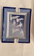 Rare Authentic vintage 1979 Hermes Paris Limoges porcelain ashtray. picture