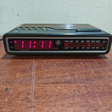 Vintage GE General Electric Alarm Clock Model 7-4612A Tested Great Condition picture