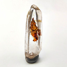 Rare Massive Bubble With Moving Debris Firefly Petroleum Quartz Crystal picture