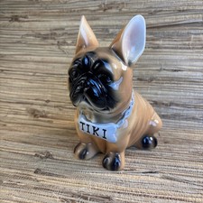 French Bulldog Tiki Mug Cocktail Bar Frenchie Named Tiki with Tag picture
