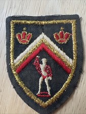 vintage international travel souvenir badge patch BSA picture