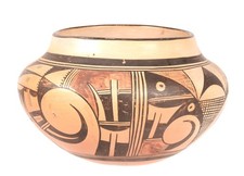Hopi Pueblo Pottery By Sadie Adams Mid 20th Century 5.25