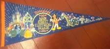 Vintage Walt Disney - Disneyland MAIN STREET ELECTRICAL PARADE Pennant 1970s/80s picture
