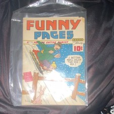 Extremely Rare Vintage Funny Pages Comic Book Single Issue 10¢ Cover Bagged  picture