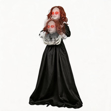 5.3FT Halloween Animatronics Standing Maid Decorations Outdoor picture