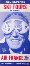 1960s Air France Ski Tours Europe Brochure Jet Age Alps Chamonix St Moritz picture