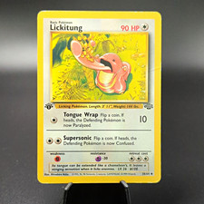 Pokémon 1999 Jungle 1st Edition Lickitung 38/64 English WOTC Card picture
