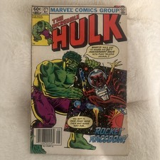 The Incredible Hulk #271 Newsstand Variant (Marvel Comics  1982) FIRST ROCKET🔥 picture