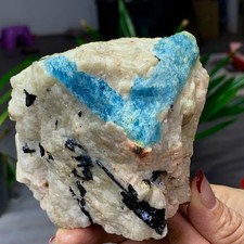 1.33LB RareNatural beautiful Prism shaped Aquamarine Raw Crystal Specimen Rough picture